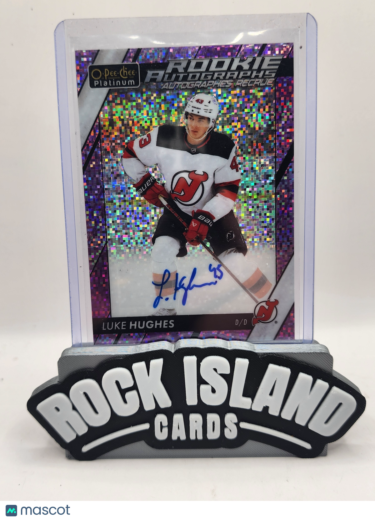 Luke Hughes 2024 O-Pee-Chee Platinum #R-LH Violet Pixels 01/99