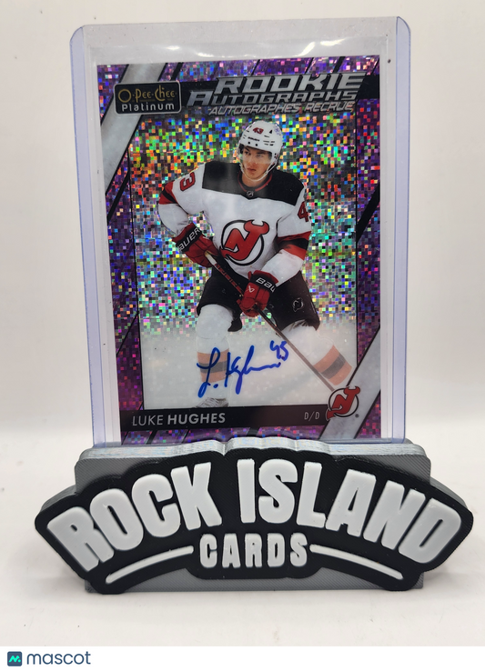 Luke Hughes 2024 O-Pee-Chee Platinum #R-LH Violet Pixels 01/99