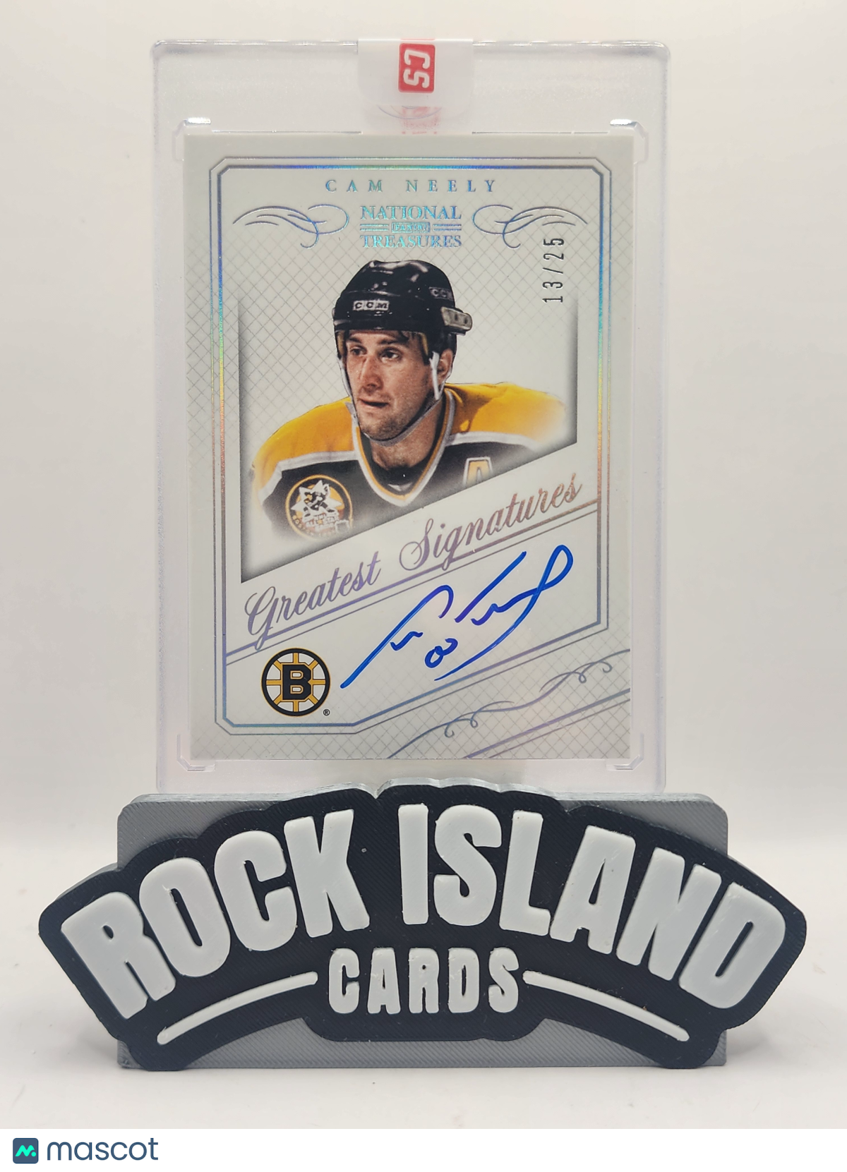 Cam Neely 2014 Panini National Treasures Auto #GR-CN 13/25