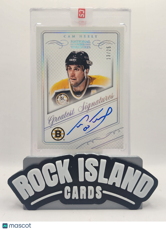 Cam Neely 2014 Panini National Treasures Auto #GR-CN 13/25