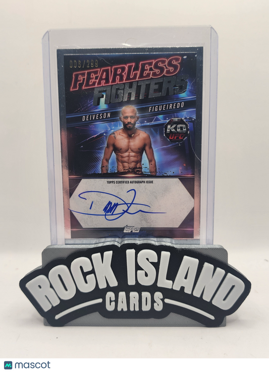 Deiveson Figueiredo 2025 Topps Knockout UFC Fearless Fighters #FF-DF 006/299