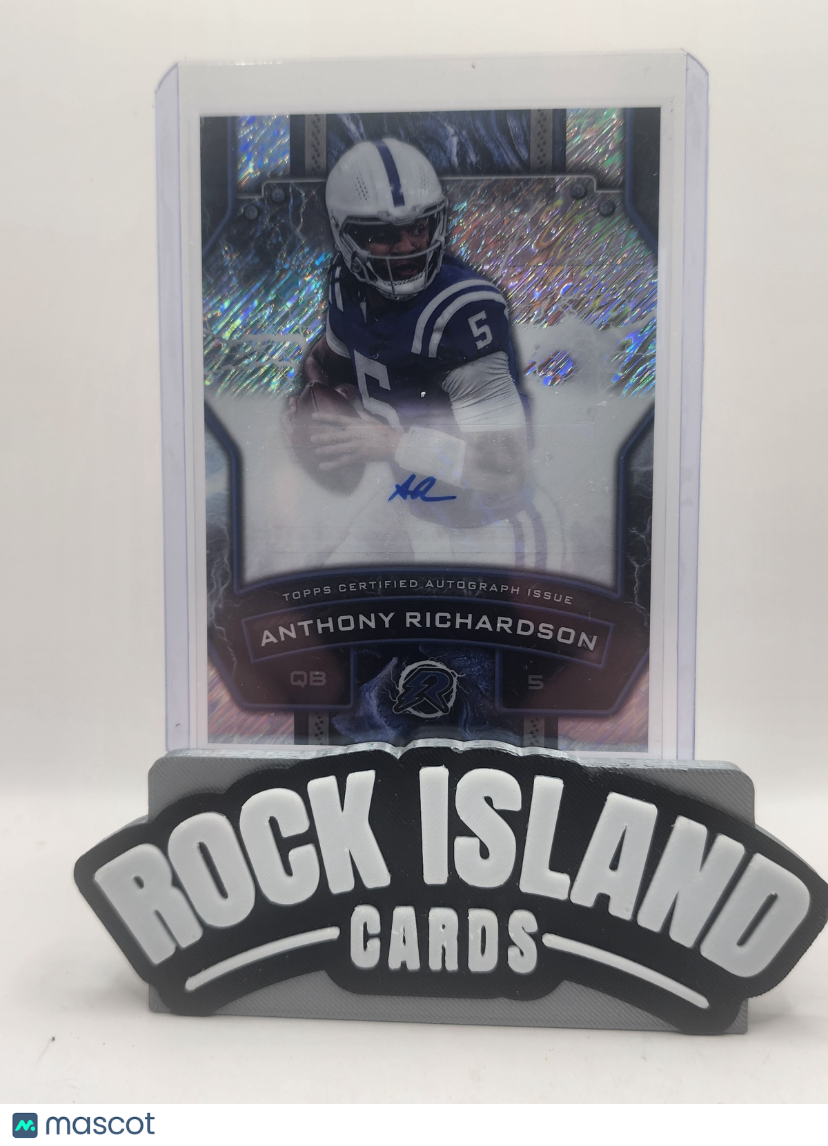 Anthony Richardson 2025 Topps Resurgence #RS-ARI Blue Shimmer