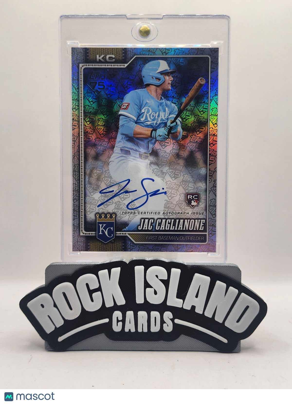 Jac Caglianone 2025 Topps Series 1 #138 Silver Foil /75 RC
