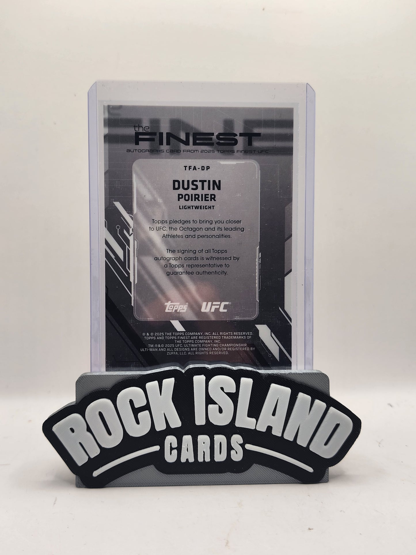 Dustin Poirier 2025 Topps Finest UFC #TFA-DP