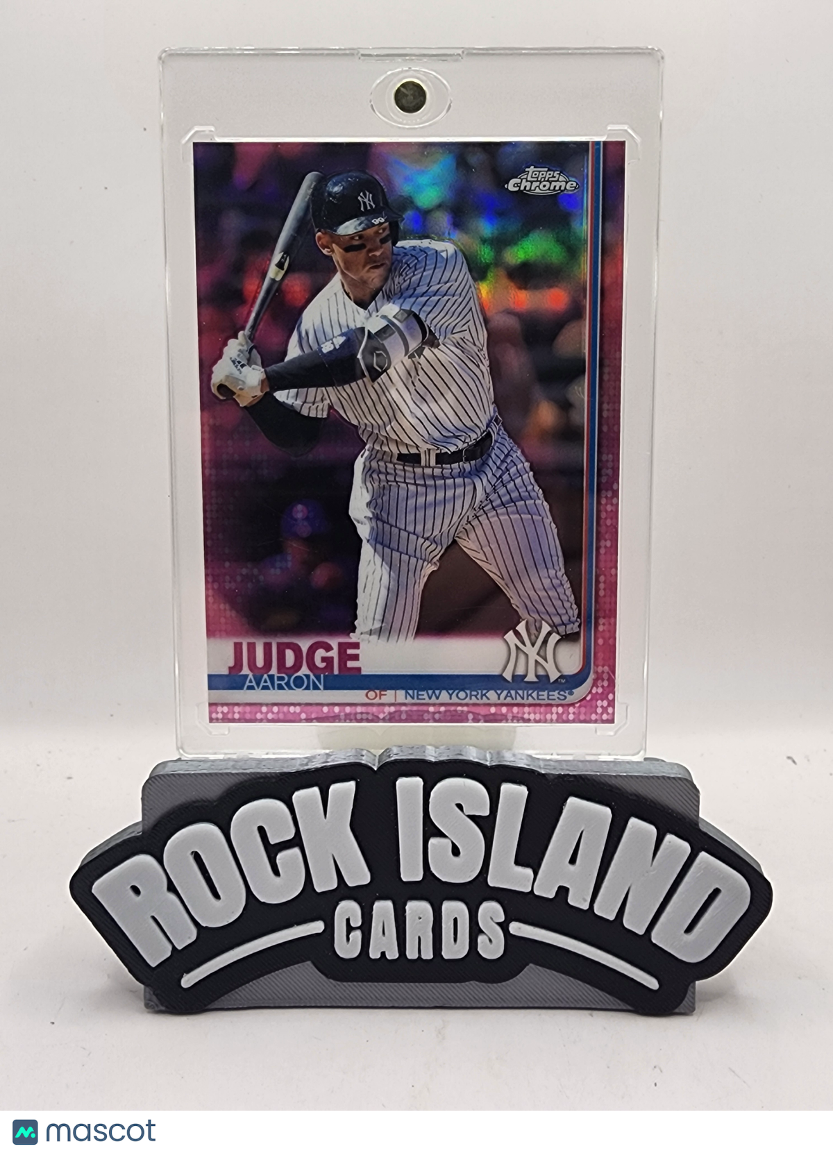 Aaron Judge 2019 Topps Chrome #100 Pink Refractor