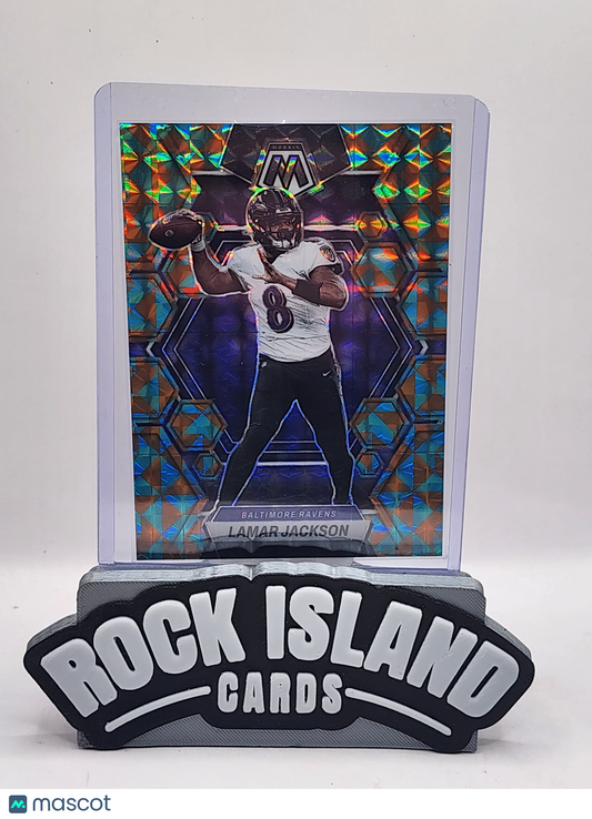 Lamar Jackson 2023 Panini Mosaic #13 Tessellation 02/15