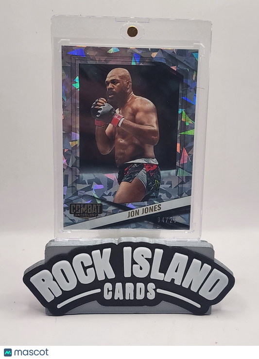 Jon Jones 2025 Panini Combat Anthology #92 Cracked Ice 04/25