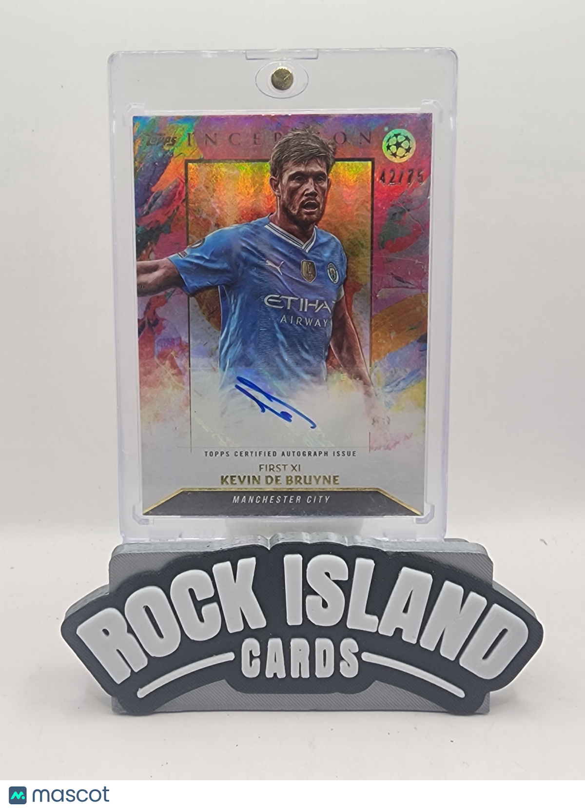 Kevin De Bruyne 2023 Topps Inception UEFA Club Competitions #FXA-KD /75
