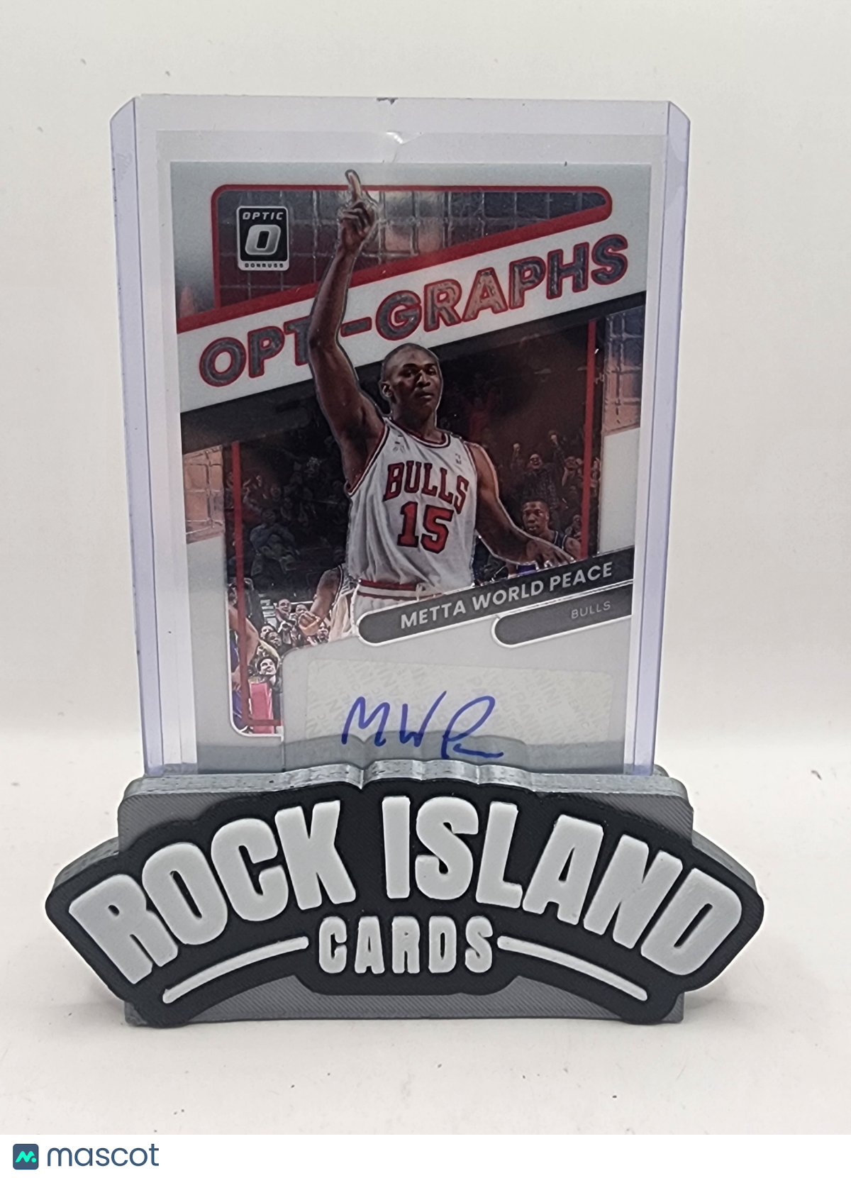 Metta World Peace 2021 Panini Donruss Optic #OG-MWP Opti-Graphs 09/99