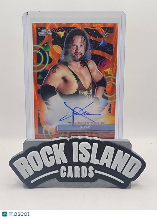 X-Pac 2026 Topps Cosmic Chrome WWE #CCA-PAC Orange Refractor 07/25