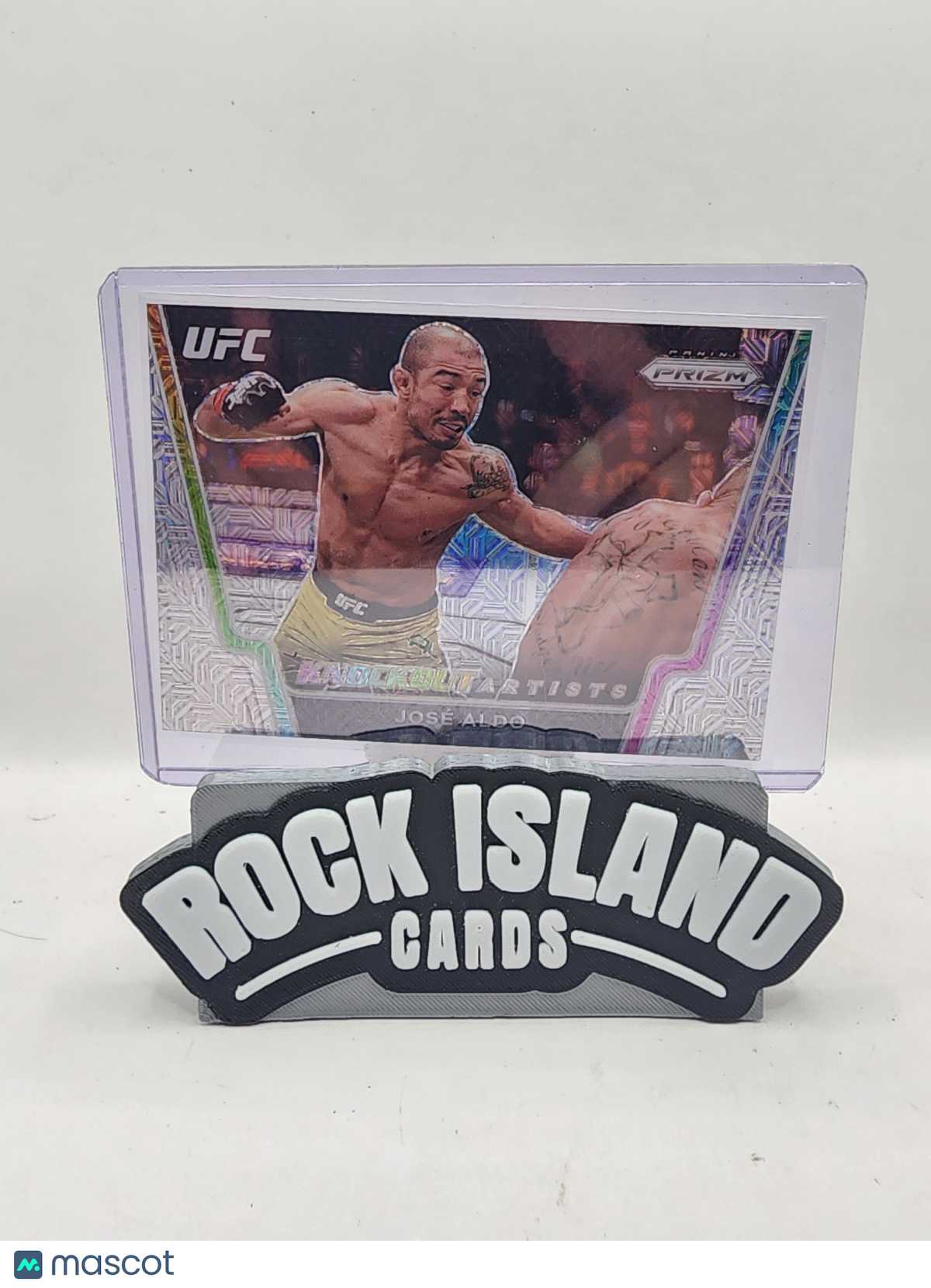 Jose Aldo 2021 Panini Prizm UFC Knockout Artists #8 Silver 21 / 25