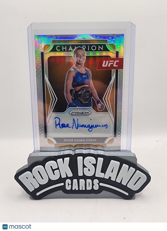 Rose Namajunas 2022 Panini Prizm UFC #CS-RNJ Silver Champion