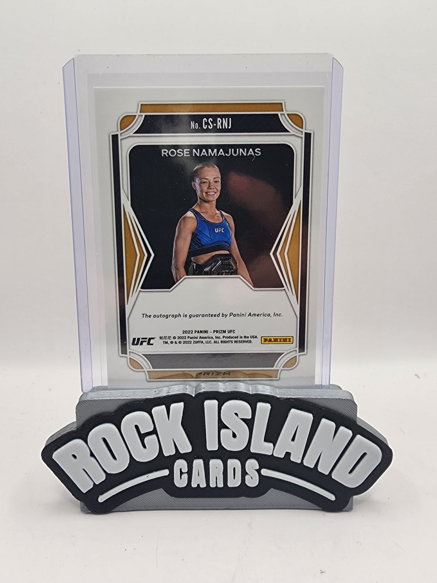 Rose Namajunas 2022 Panini Prizm UFC #CS-RNJ Silver Champion