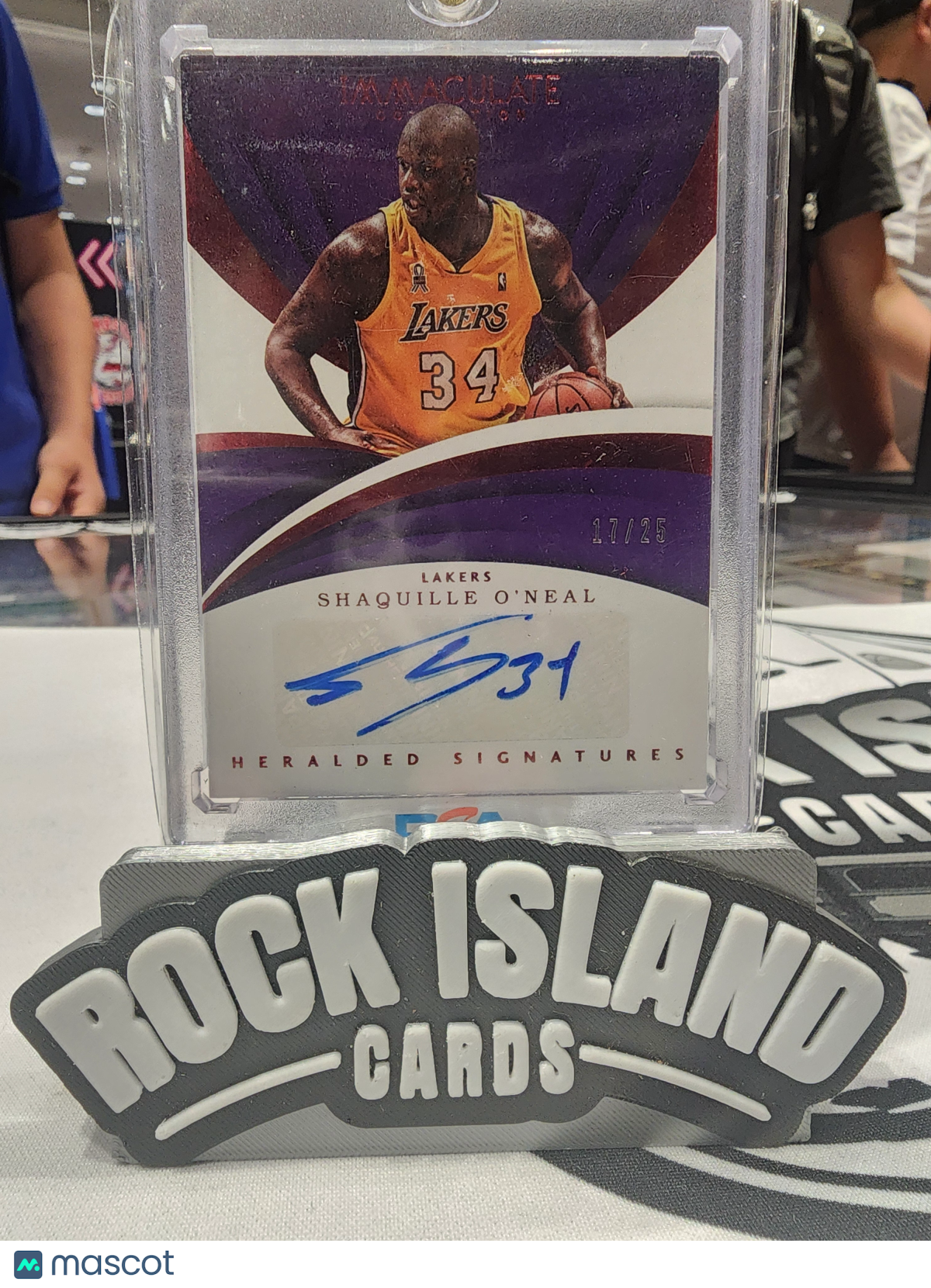 Shaquille O'Neal 2018 Panini Immaculate Collection Heralded Signatures /25