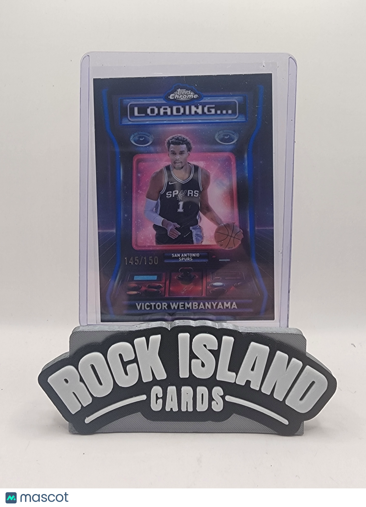 Victor Wembanyama 2025 Topps Chrome Loading #LD-2 Blue RayWave 145/150
