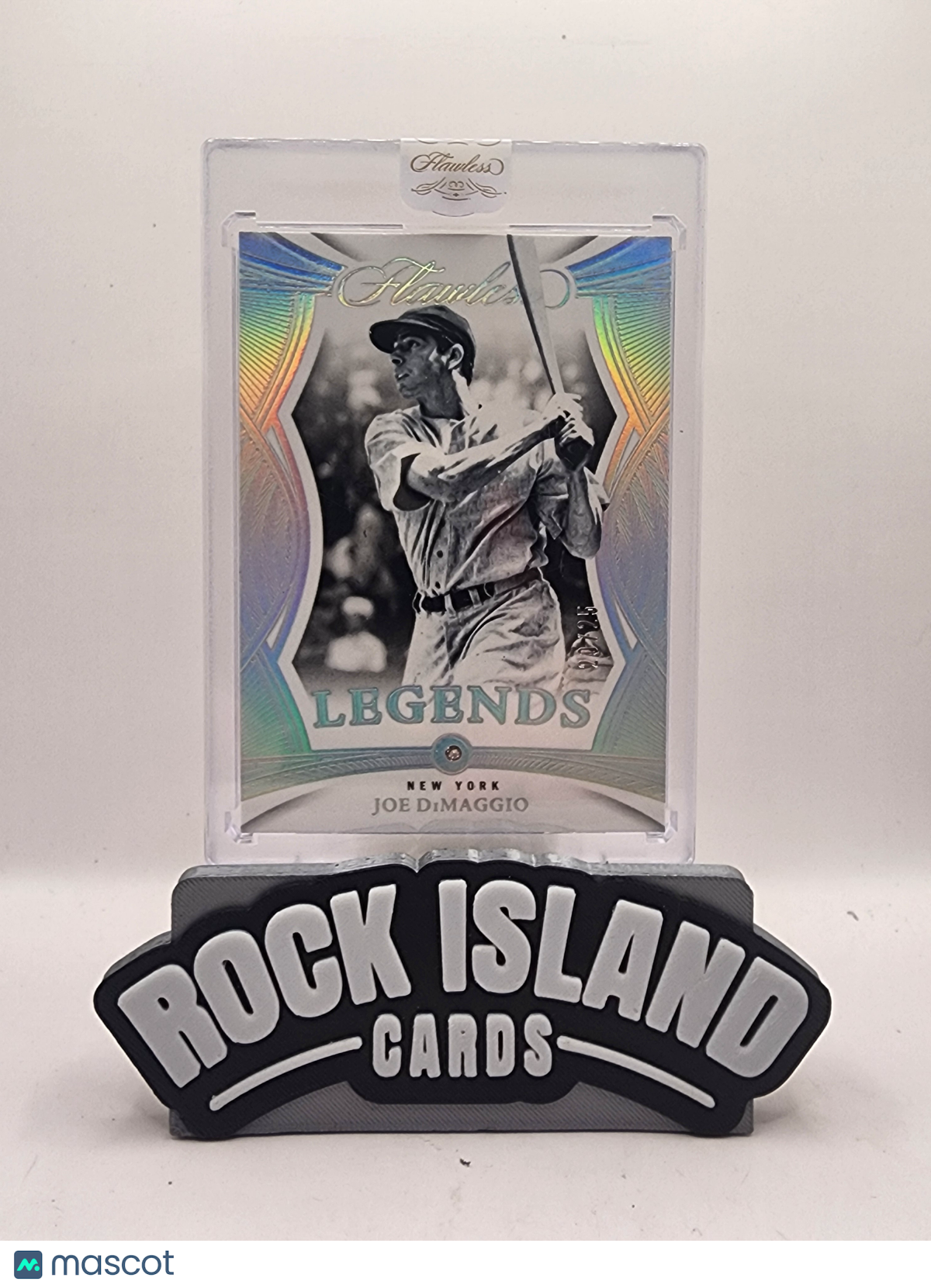 Joe DiMaggio 2025 Panini Flawless Baseball #94 Legends Silver /25 Diamond