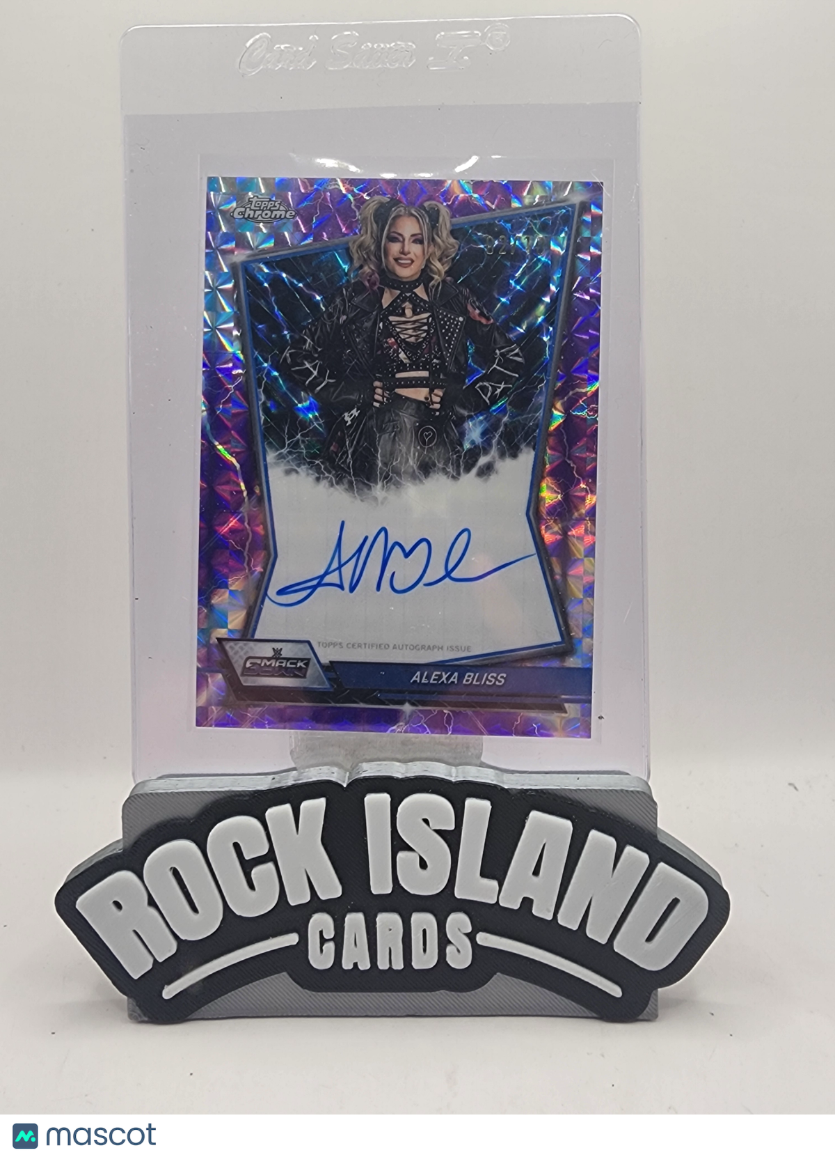 Alexa Bliss 2026 Topps Chrome WWE #BBA-BLI Purple Geometric /10