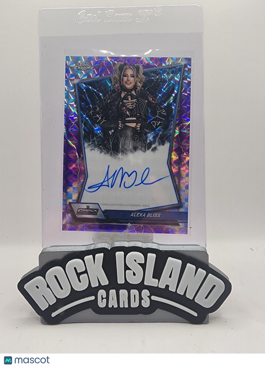 Alexa Bliss 2026 Topps Chrome WWE #BBA-BLI Purple Geometric /10