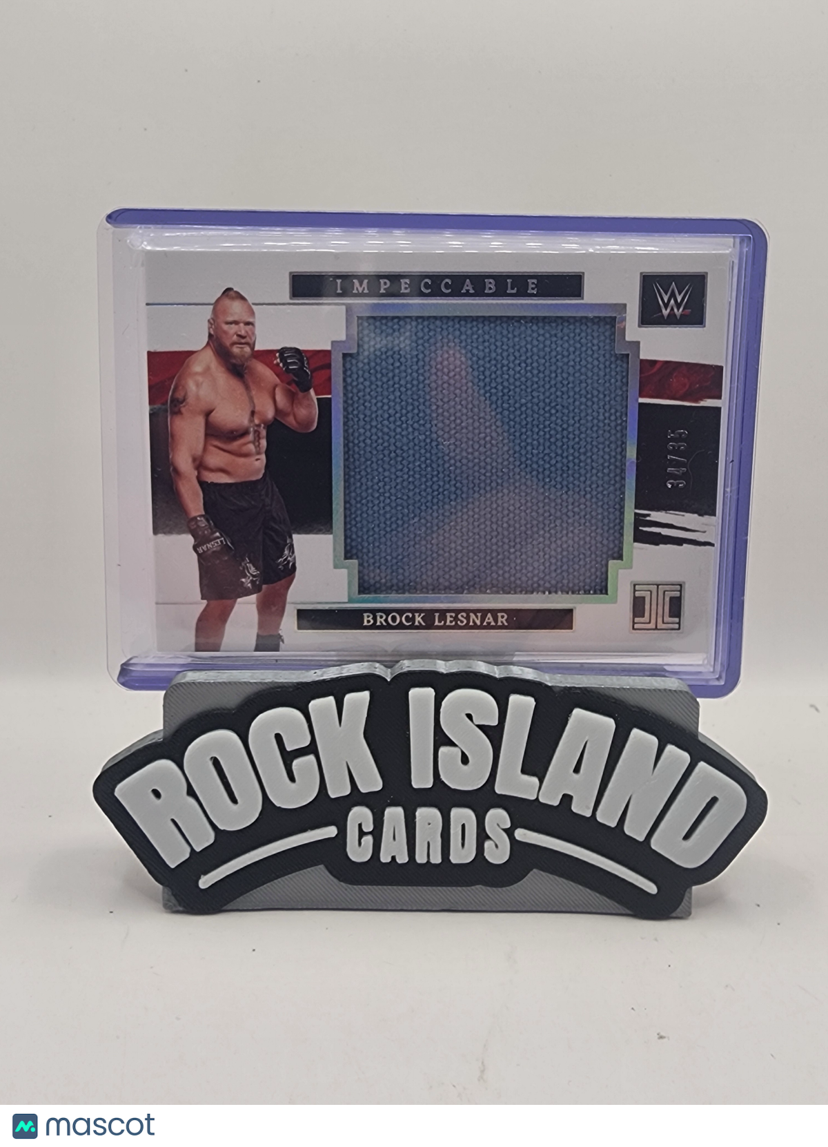 Brock Lesnar 2022 Panini Impeccable WWE #JM-BLS /35 Memorabilia