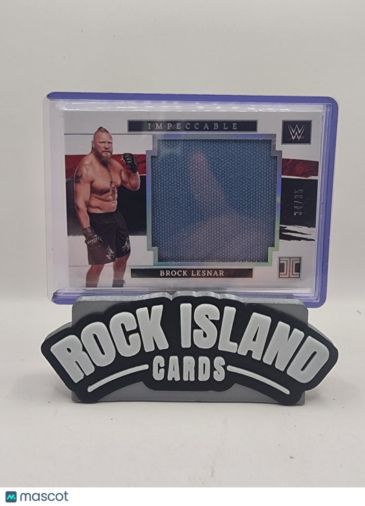 Brock Lesnar 2022 Panini Impeccable WWE #JM-BLS /35 Memorabilia