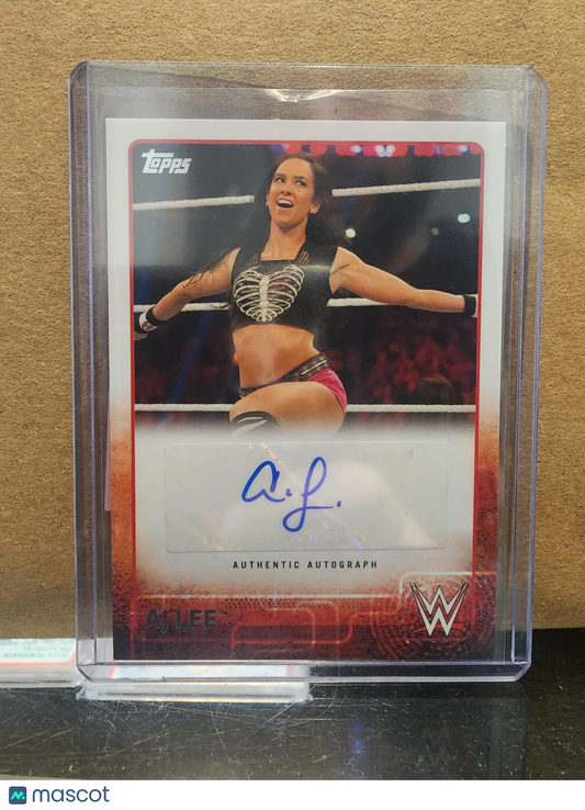 AJ Lee 2015 Topps WWE #A-AJL Authentic Autograph