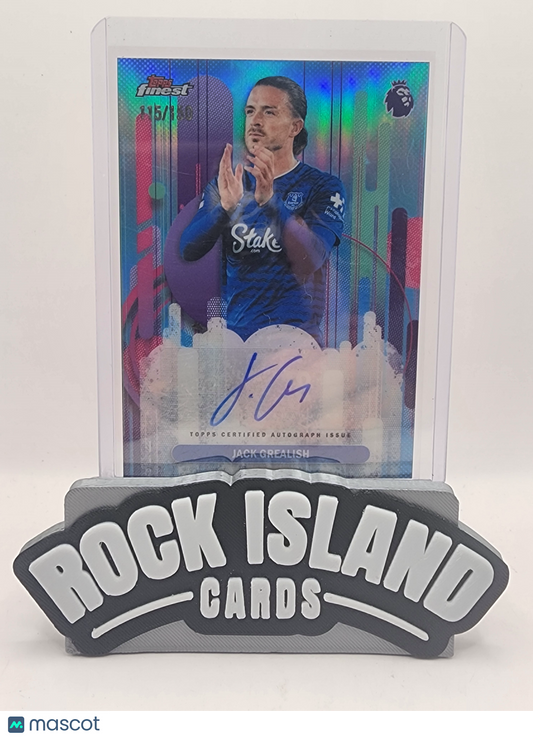 Jack Grealish 2026 Topps Finest Premier League #FA-JG 115/150