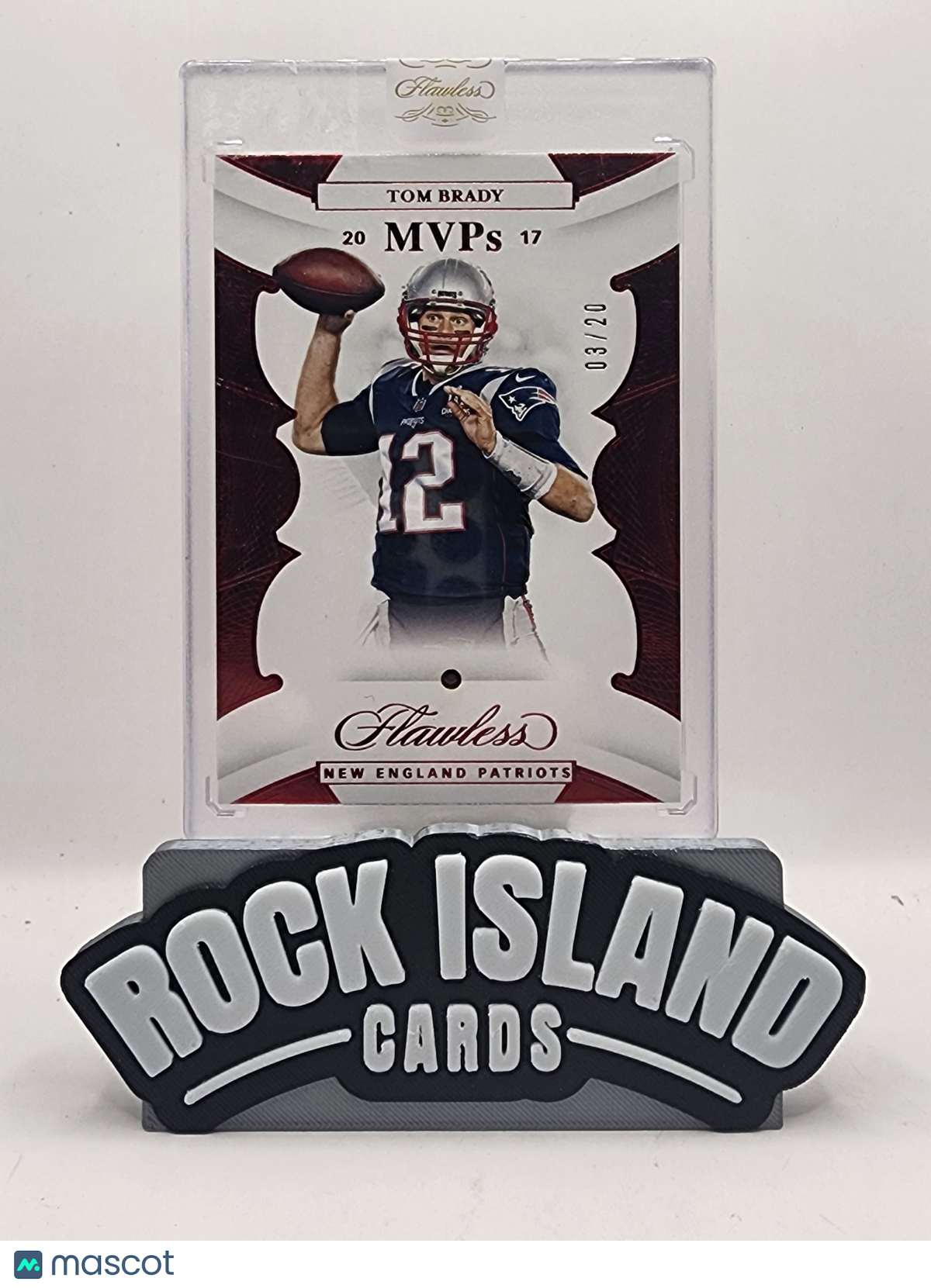 Tom Brady 2021 Panini Flawless #MVP-17 Ruby 03/20