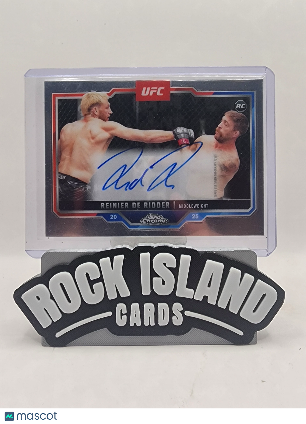 Reinier de Ridder 2025 Topps Chrome UFC #CRA-RR RC