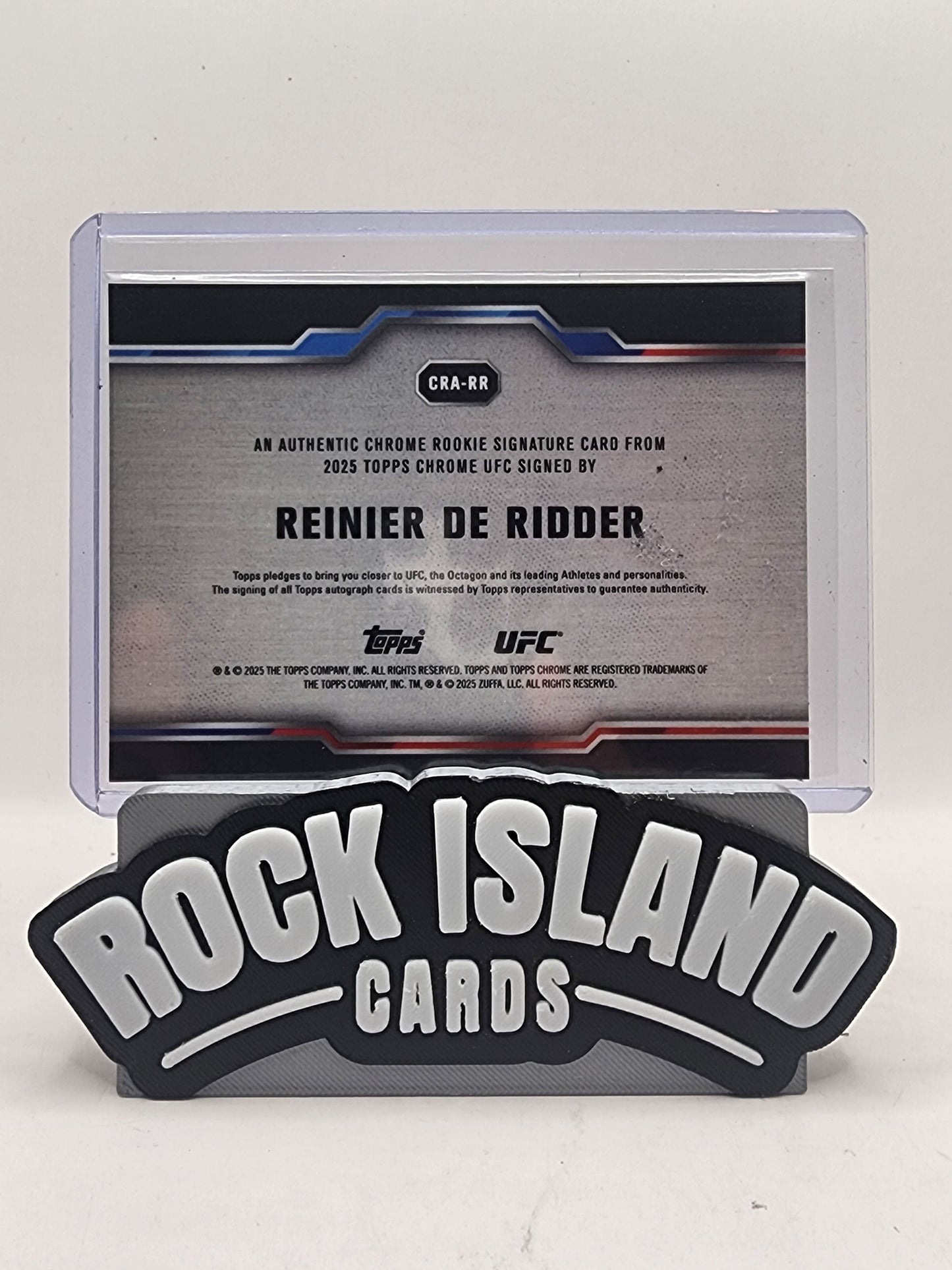 Reinier de Ridder 2025 Topps Chrome UFC #CRA-RR RC