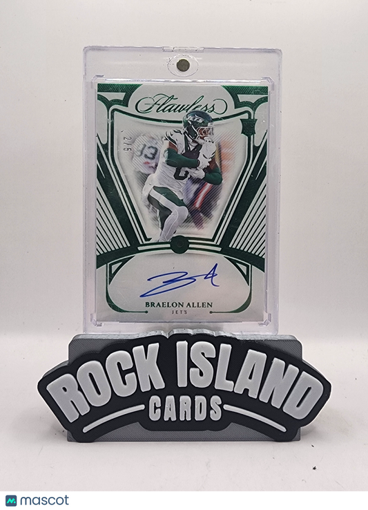 Braelon Allen 2025 Panini Flawless Football #RGS-BAN Emerald 2/5