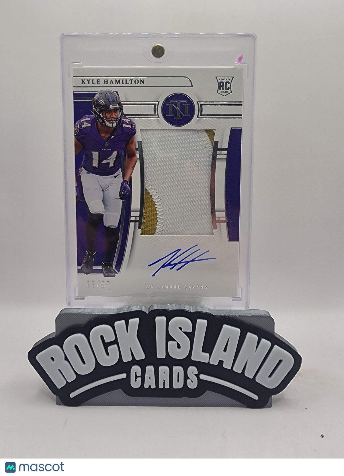 Kyle Hamilton 2023 Panini National Treasures #186 RC 69/99
