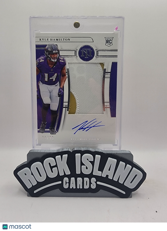 Kyle Hamilton 2023 Panini National Treasures #186 RC 69/99