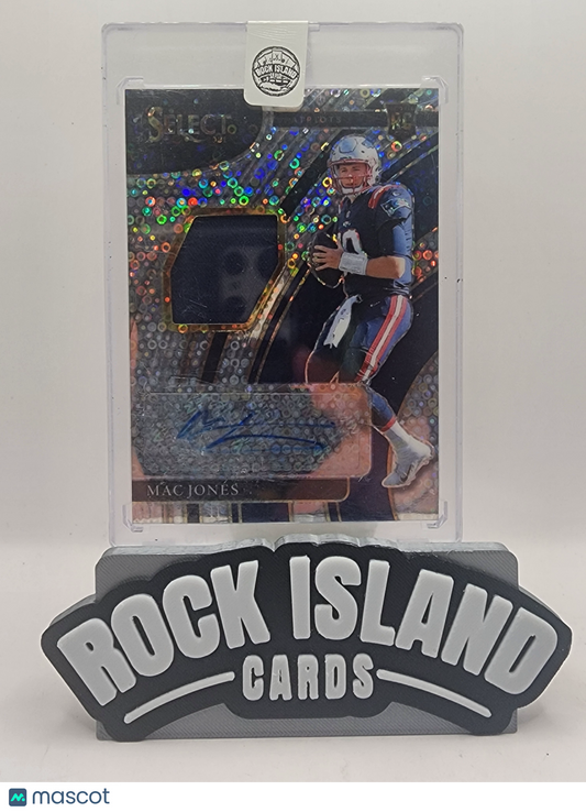Mac Jones 2022 Panini Select Football #RSM-MJO Disco Rookie 01/25 Patch