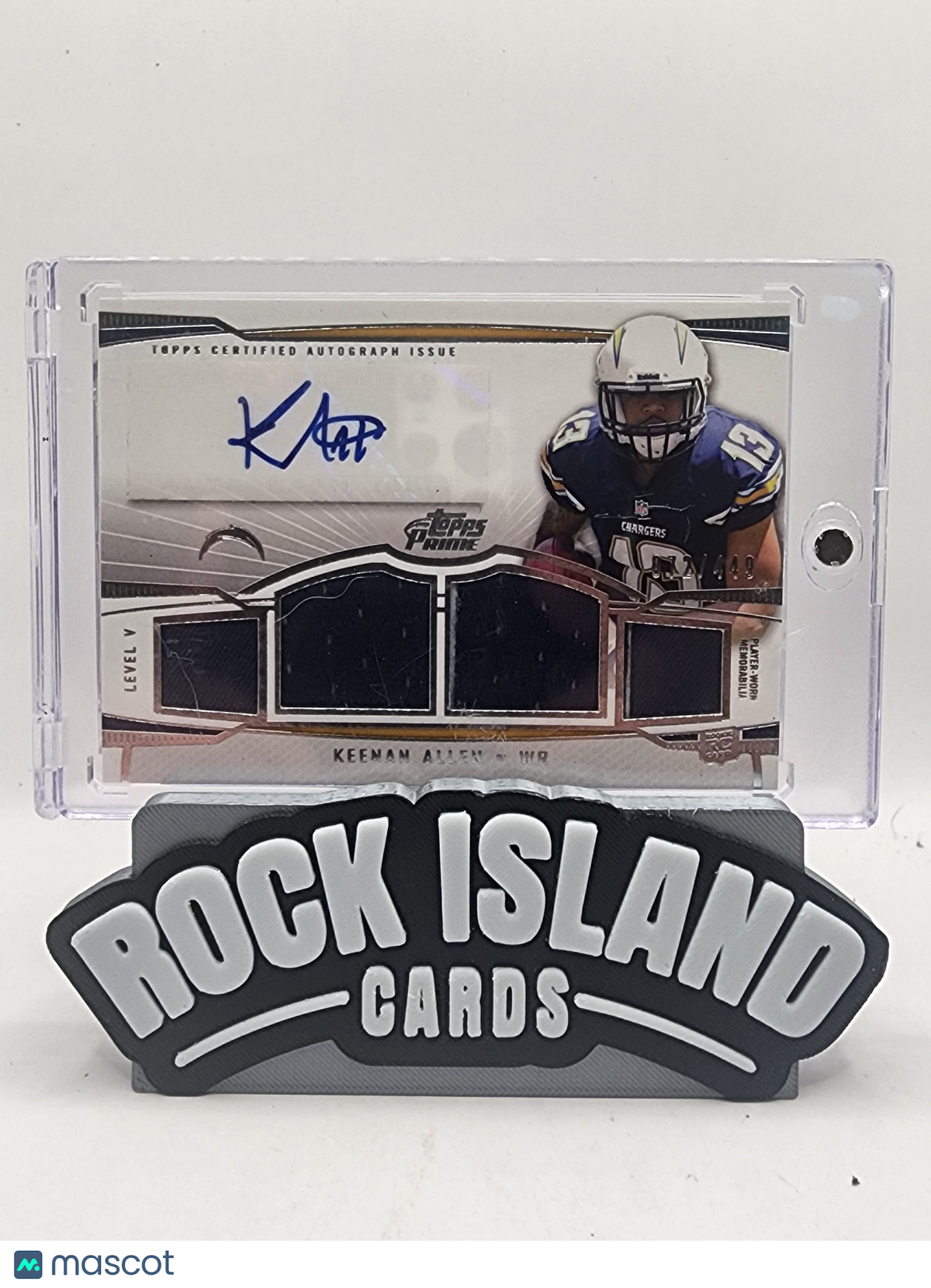 Keenan Allen 2013 Topps Prime #PV-KA /499 Autograph Relic