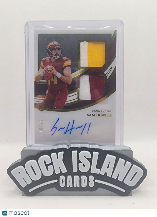 Sam Howell 2022 Panini Immaculate Collection #ISP-SHO 67/99 Patch RC
