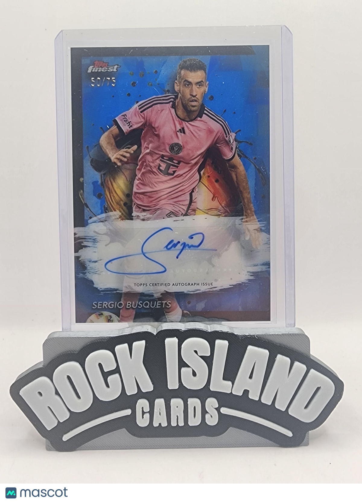 Sergio Busquets 2024 Topps Finest Major League Soccer #BA-SB 50/75
