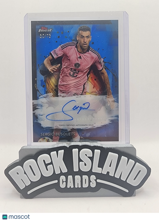 Sergio Busquets 2024 Topps Finest Major League Soccer #BA-SB 50/75