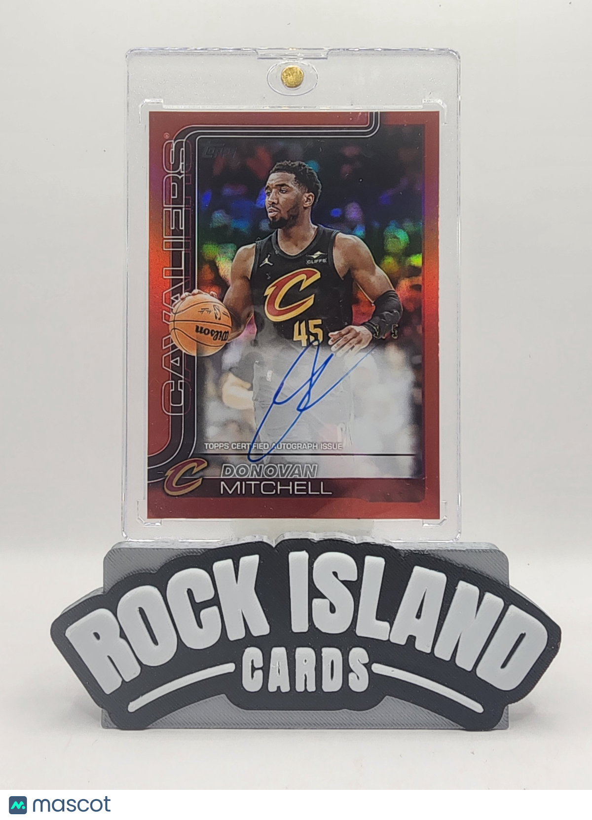 Donovan Mitchell 2025 Topps Flagship #TFRA-DM Red /5