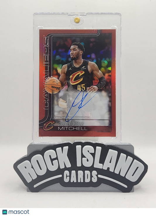 Donovan Mitchell 2025 Topps Flagship #TFRA-DM Red /5