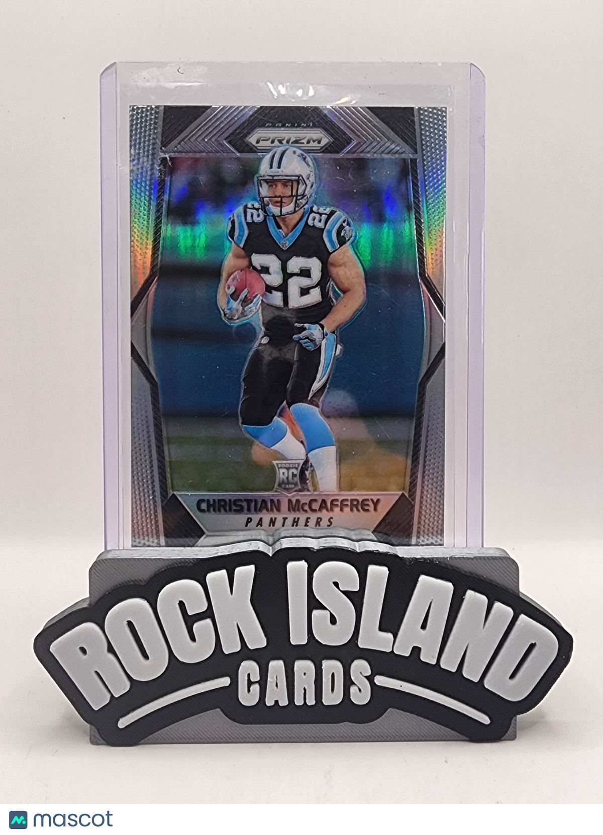 Christian McCaffrey 2017 Panini Prizm #249 Silver Rookie