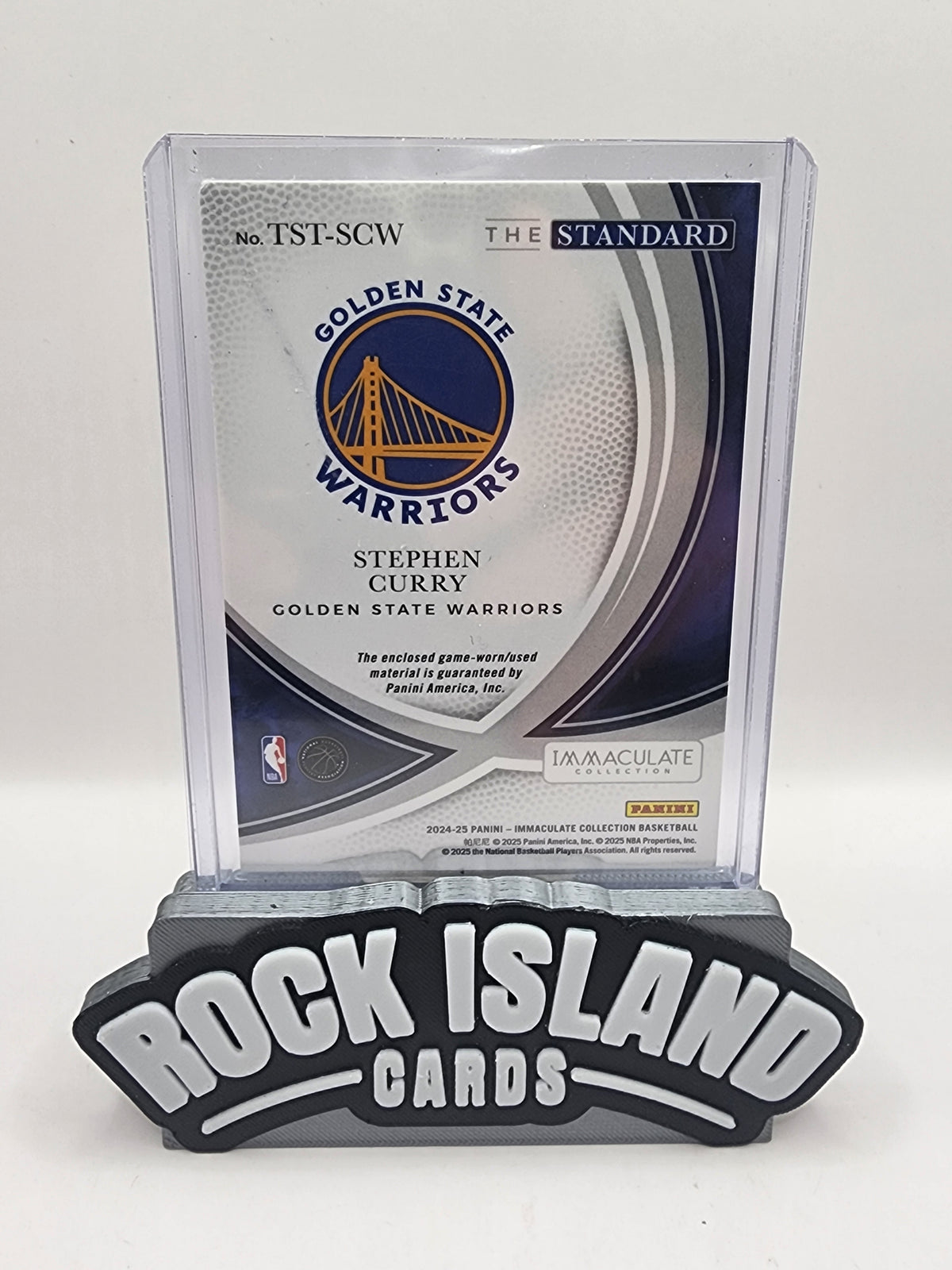 Stephen Curry 2024 Panini Immaculate Collection The Standard Game Worn Patch /99