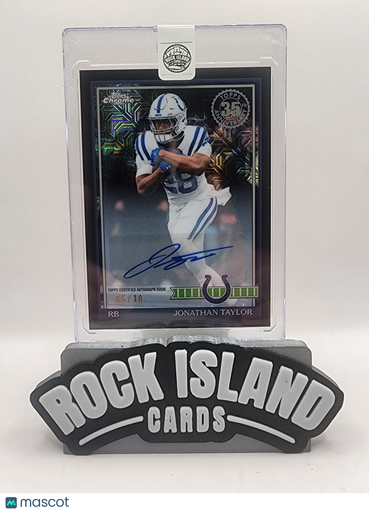 Jonathan Taylor 2022 Topps Chrome #91TC-49 05/10