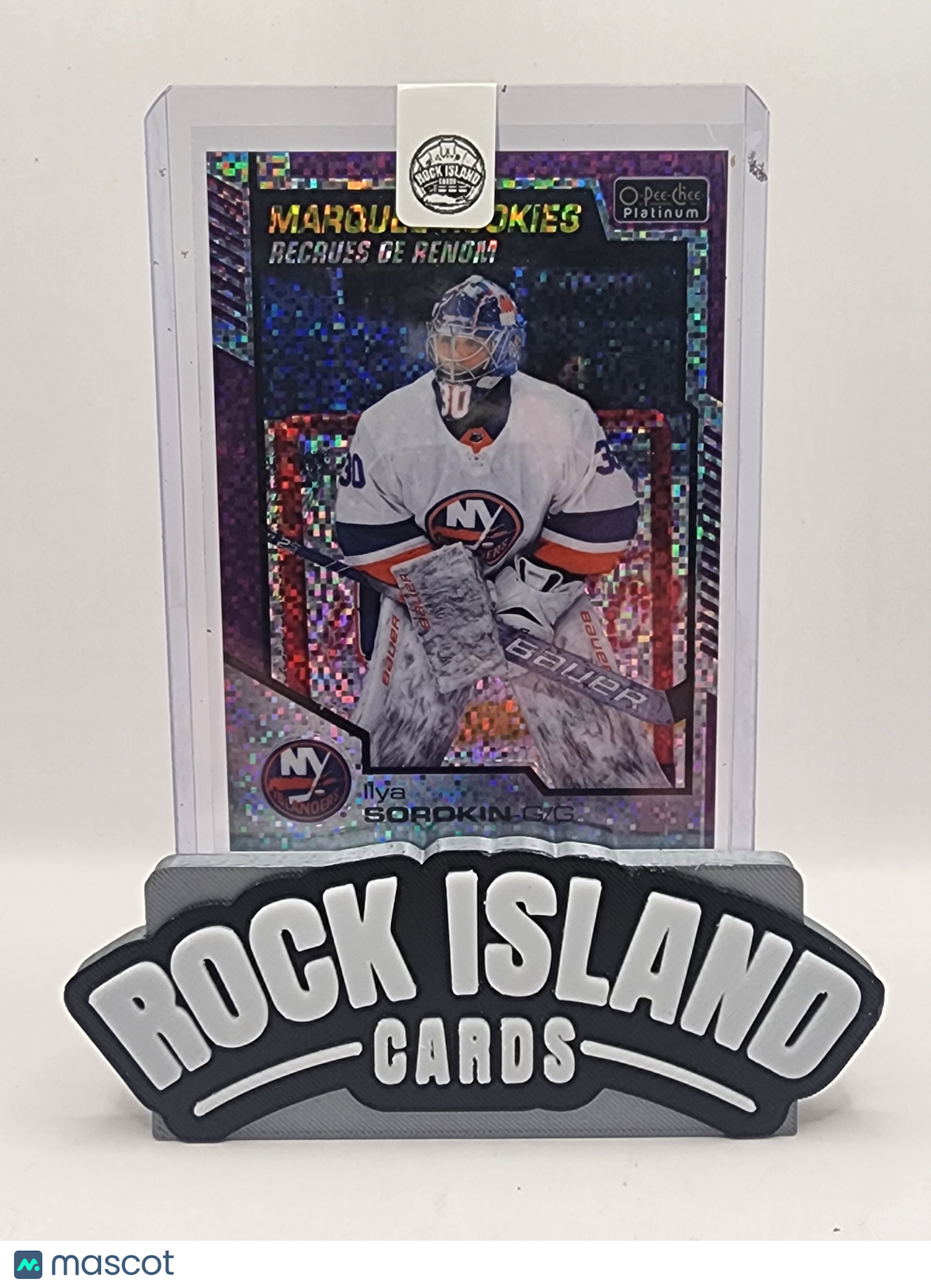 Ilya Sorokin 2020 O-Pee-Chee Platinum #196 Violet Pixels Rookie 037/399