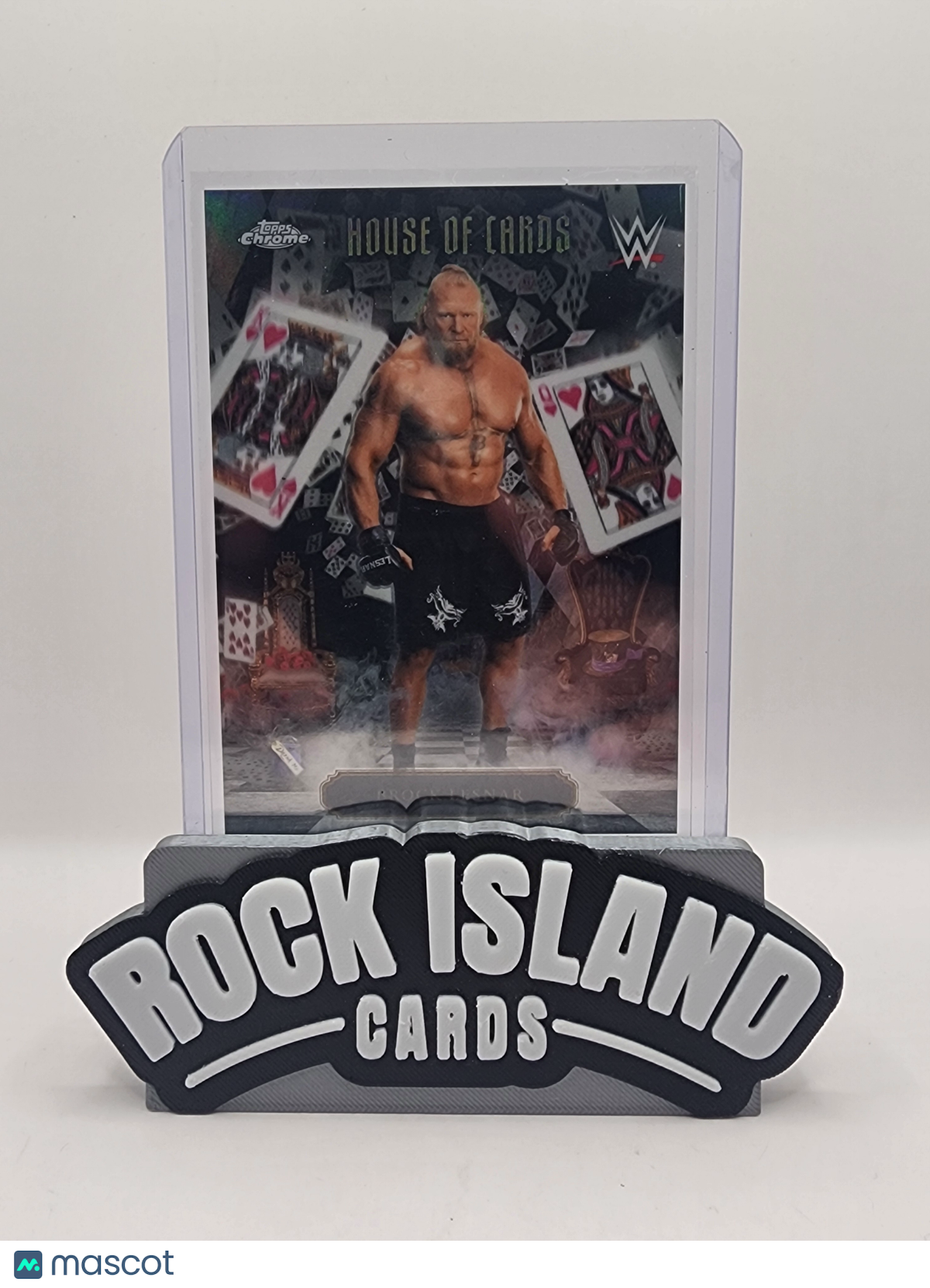 Brock Lesnar 2026 Topps Chrome WWE House of Cards #HOC-1