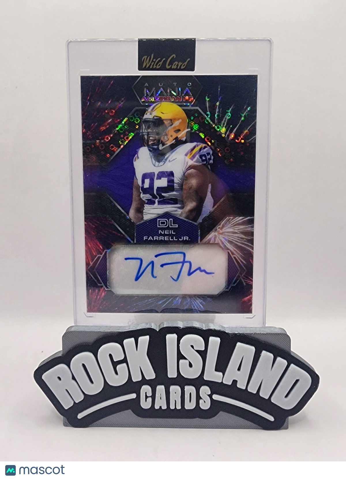 Neil Farrell Jr. 2022 Wild Card Auto Mania #AMA-H78 /2
