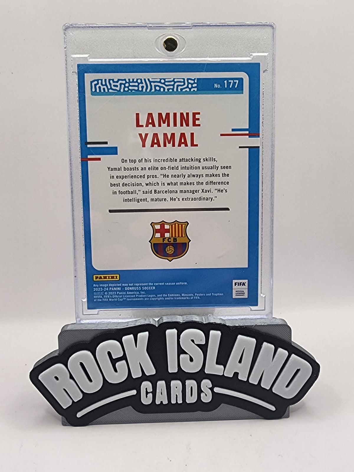 Lamine Yamal 2023-24 Panini Donruss Rated Rookie #177 Diamond Rookie