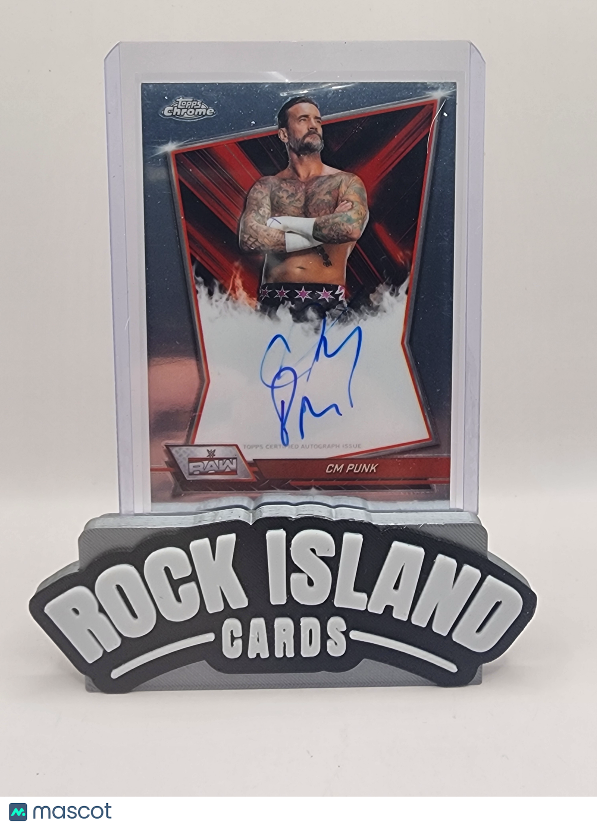 CM Punk 2026 Topps Chrome WWE #RBA-CMP Raw
