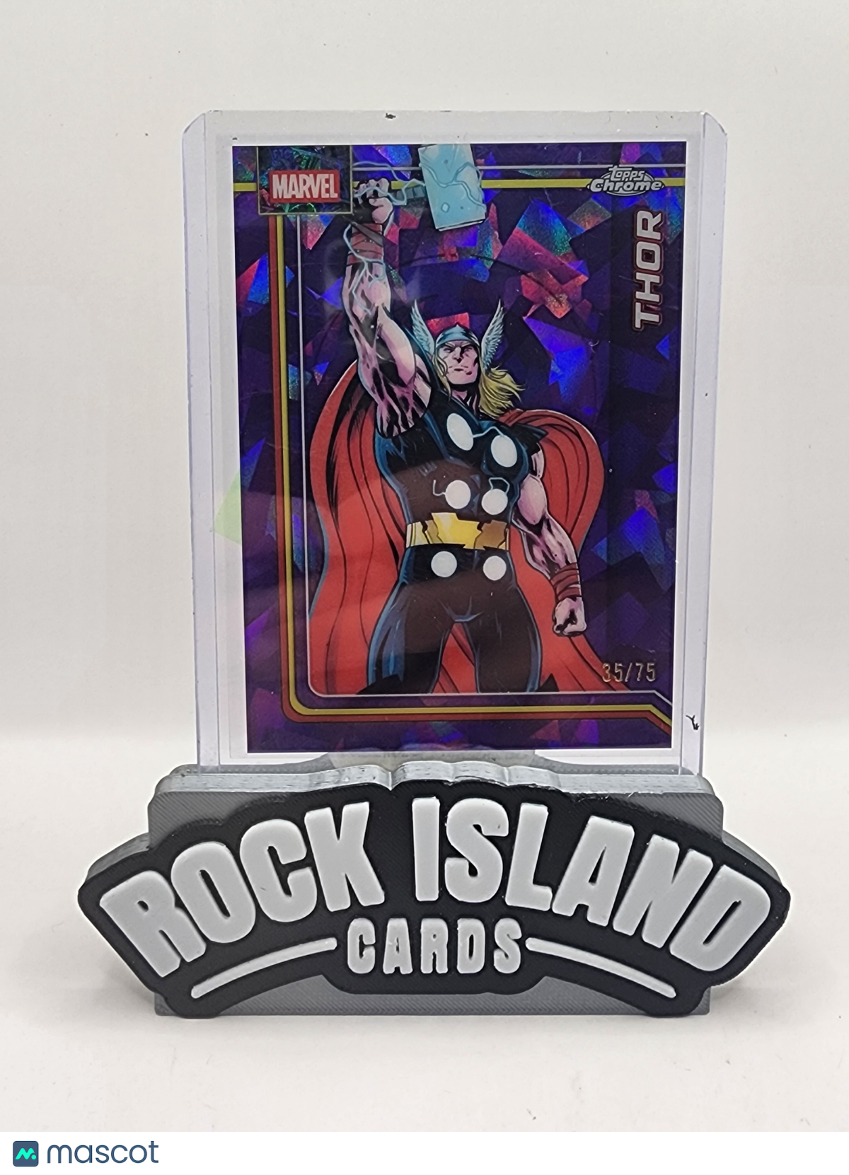 2026 Topps Chrome Marvel Sapphire Thor 35/75 #177