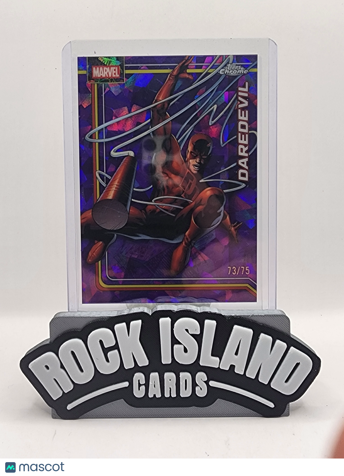 2026 Topps Chrome Marvel Sapphire Daredevil 73/75 #025