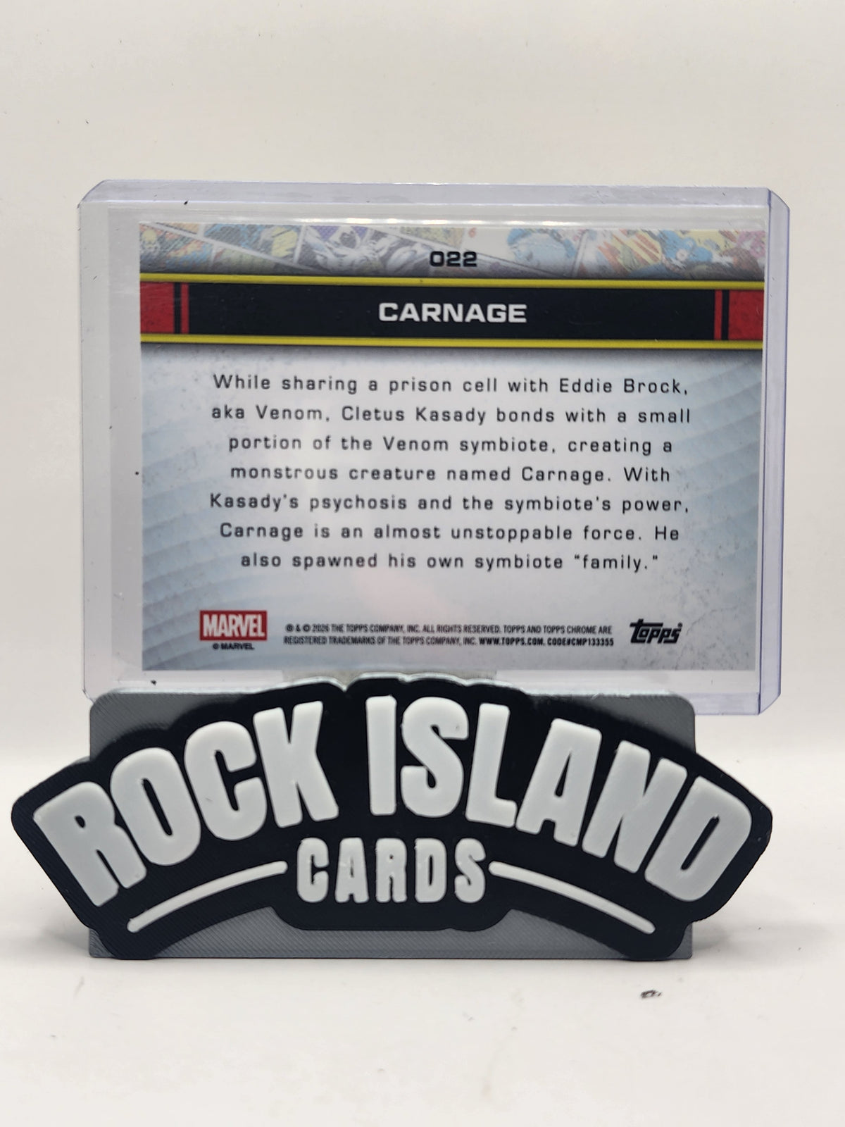 2026 Topps Chrome Marvel Sapphire Carnage 48/99 #022